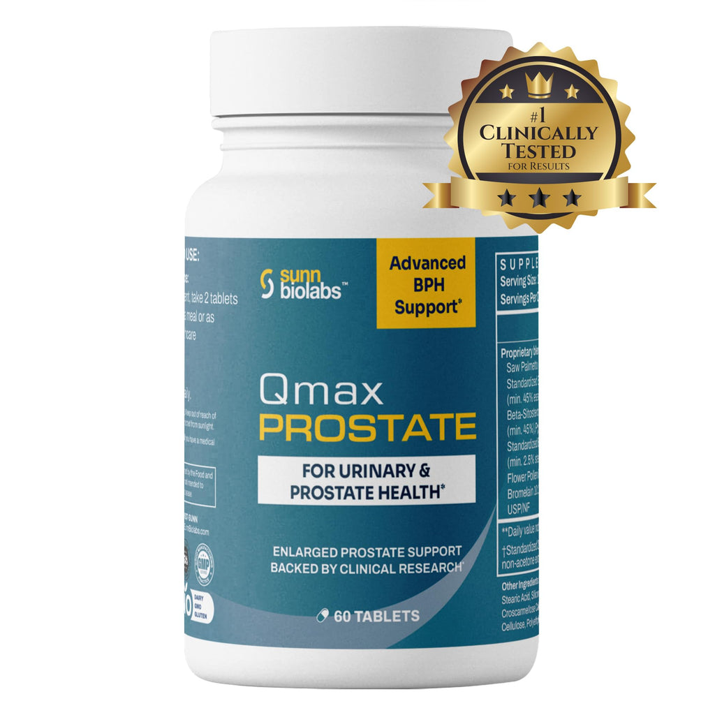 SUNN BIOLABS Qmax Prostate with Saw Palmetto - 60 Tablets