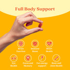 BeLive Organic Omega 3 Gummies with Omegas 6