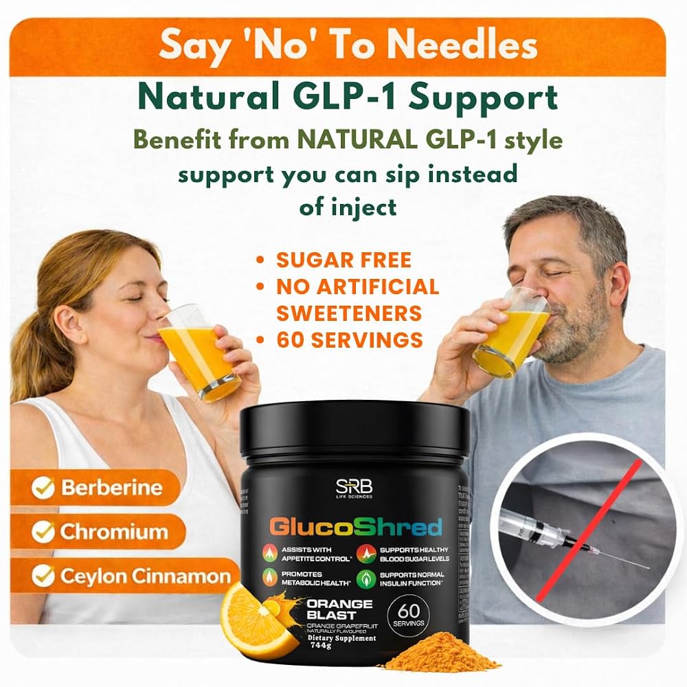 GlucoShred Advanced GLP-1 Drink Mix Powder - 60 Servings - image 5