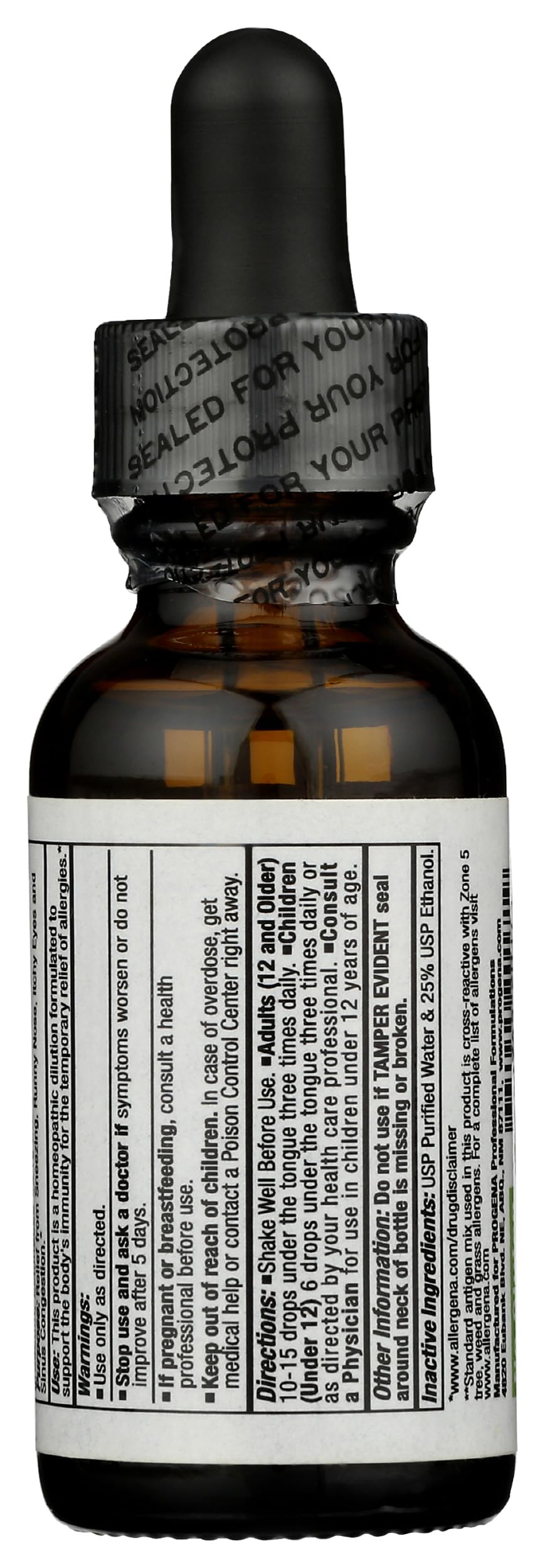 PROGENA - Allergena Texas Trees - Allergy Relief Drops (1 Fl Ounce) - image 3