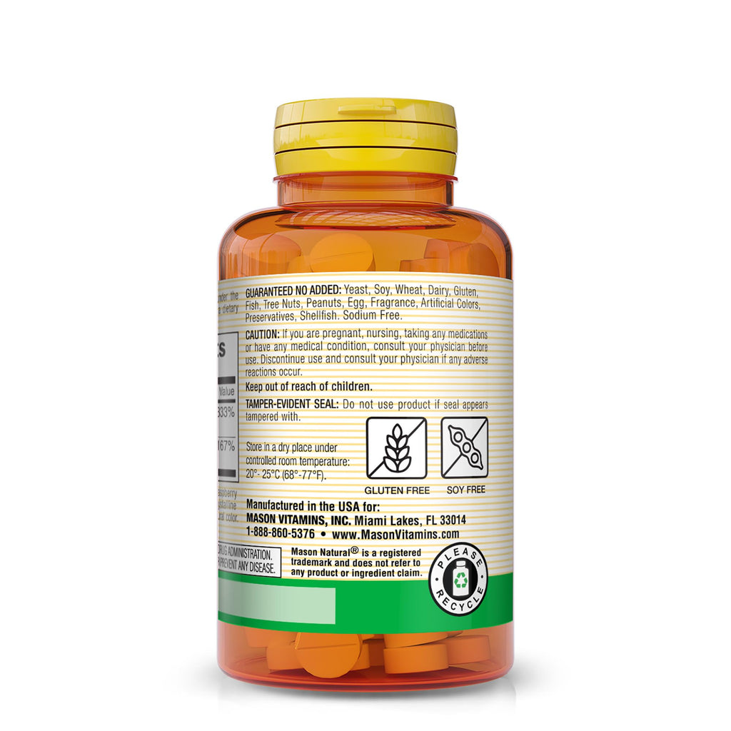 MASON NATURAL Vitamin B12 5000 mcg Sublingual Tablets - 30 Tablets - image 3