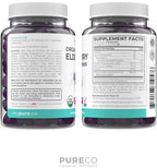 PURE CO Organic Elderberry for Adults - Vegan Sambucus Elderberry