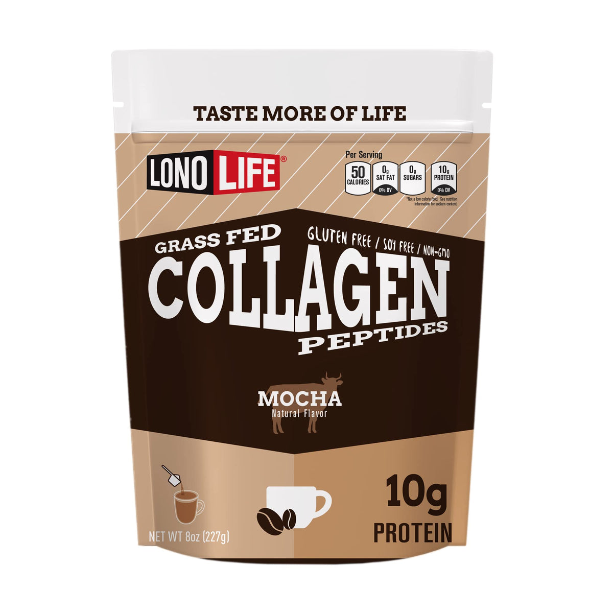 LonoLife Collagen 8oz Bulk Pouch