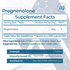 Nootropics Depot Pregnenolone Quick Dissolve Tablets
