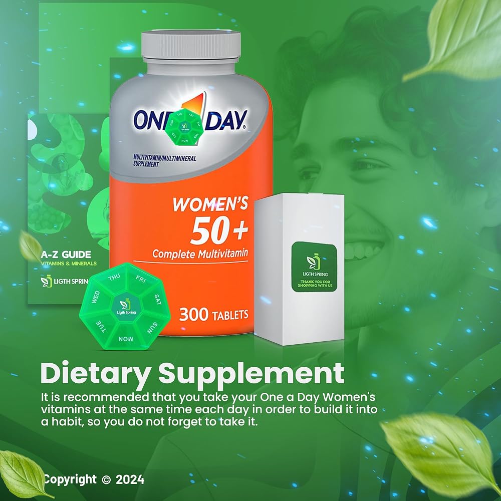 LightSpring Women's 50+ Multivitamin - 300 Tablets - image 5