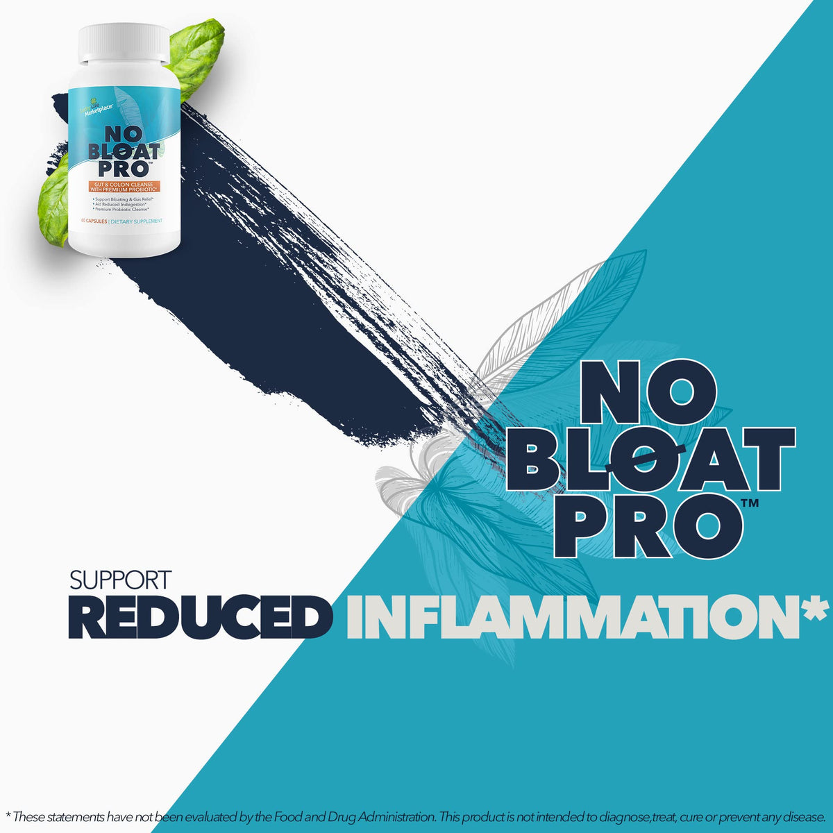 Generic No Bloat Pro Gut & Colon Cleanse with Probiotic Support - 1 Bottle - image 6