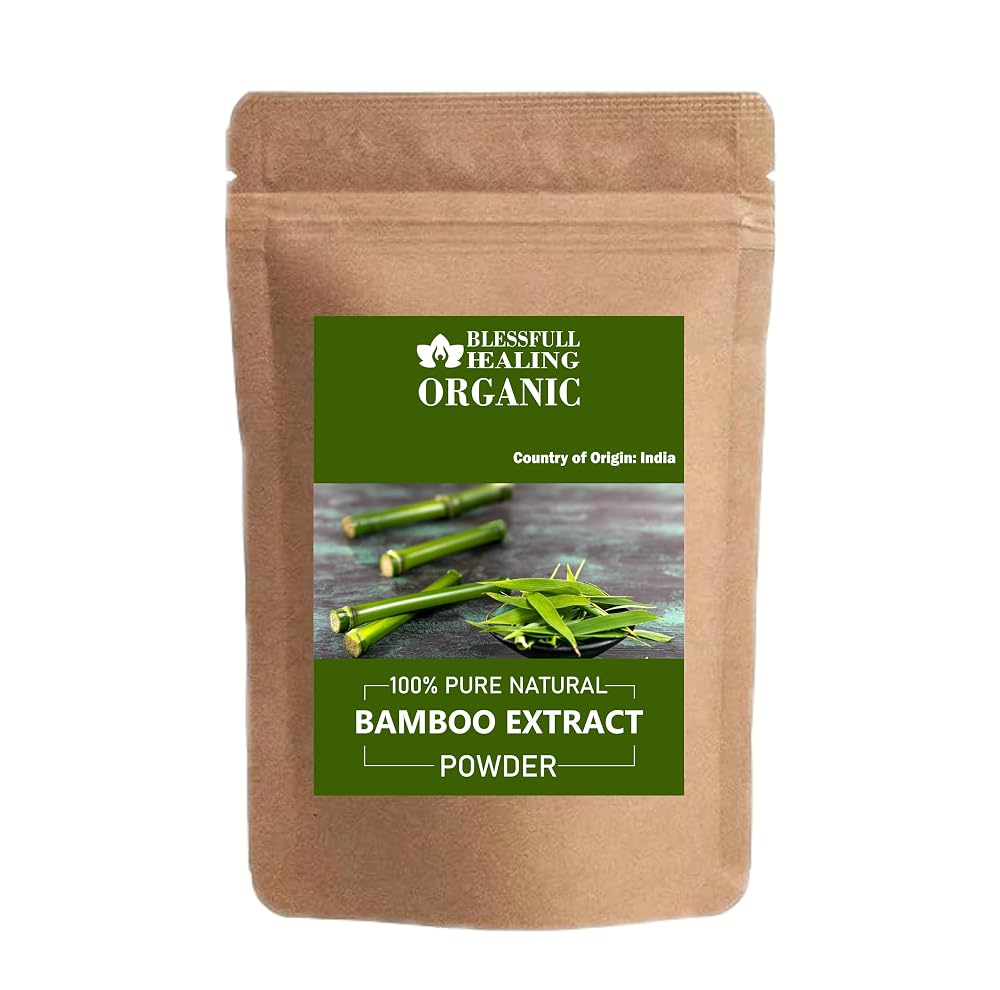 Blessfull Healing Organic Bamboo Extract Powder 100% Pure Natural 200