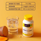 Healthy Origins Iron Ease Ferrochel 45 mg - 180 Vegetarian Capsules - image 5