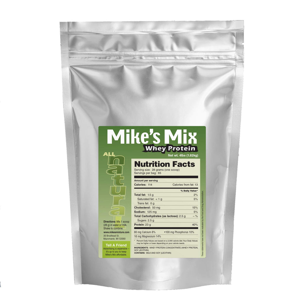Mike's Mix Whey Protein Concentrate Unflavored - 64 oz