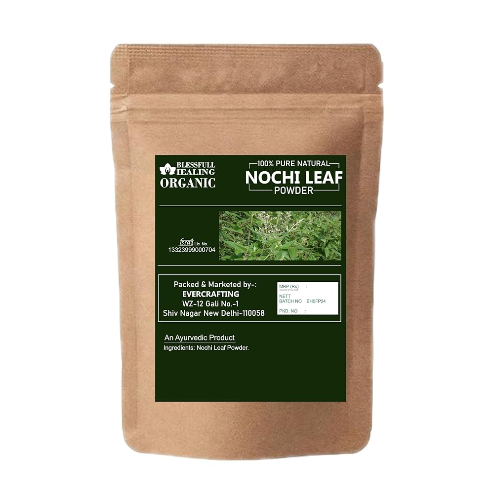 Blessfull Healing Organic Nochi Leaf Powder 100% Pure Natural 200