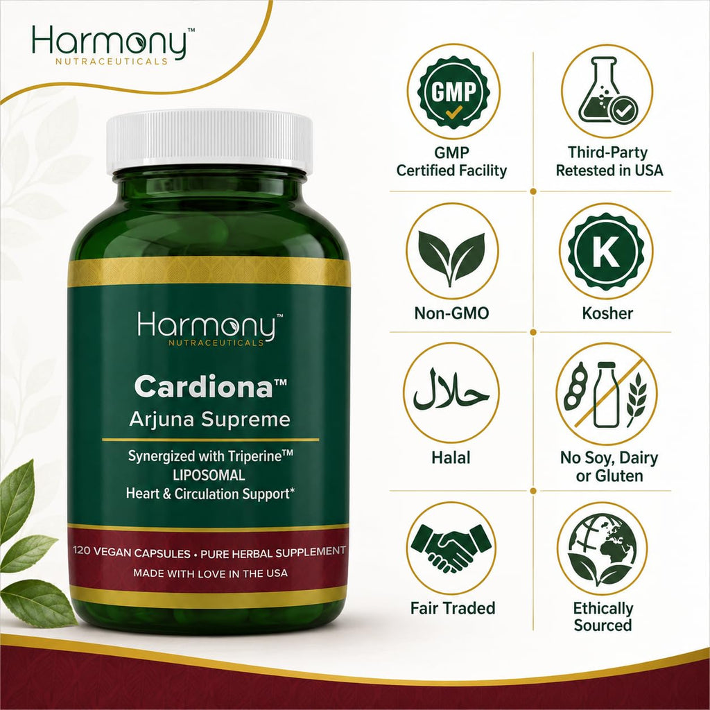 Harmony Nutraceuticals Arjuna Supreme Cardiovascular Support - image 9