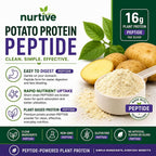 NURTIVE Potato Protein Peptide Powder - 26 Servings - image 7