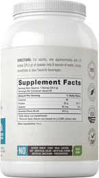 Carlyle Grass Fed Bone Broth Protein Powder - 35.2 oz - image 2