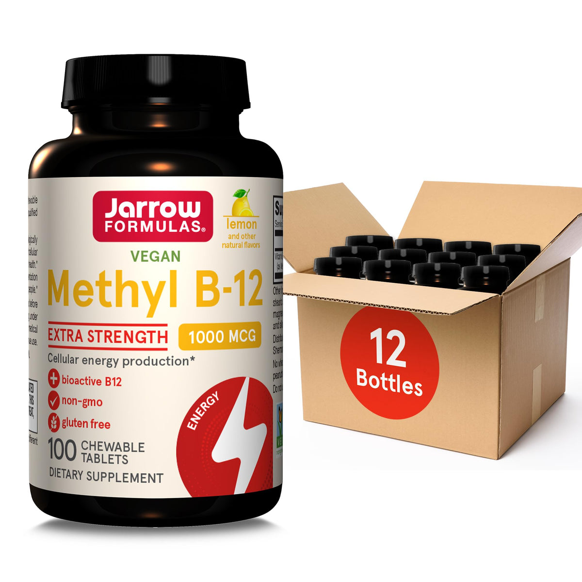 Jarrow Formulas Methyl B-12 2500 mcg - 100 Chewable Tablets