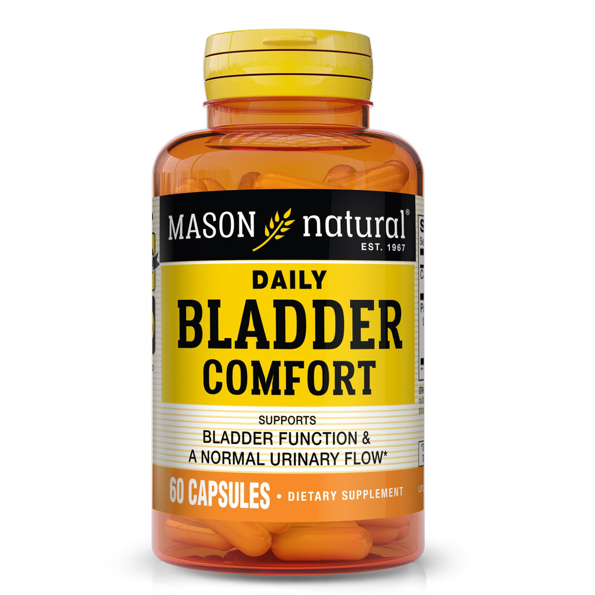 MASON NATURAL Daily Bladder Comfort Capsules - 60 Count