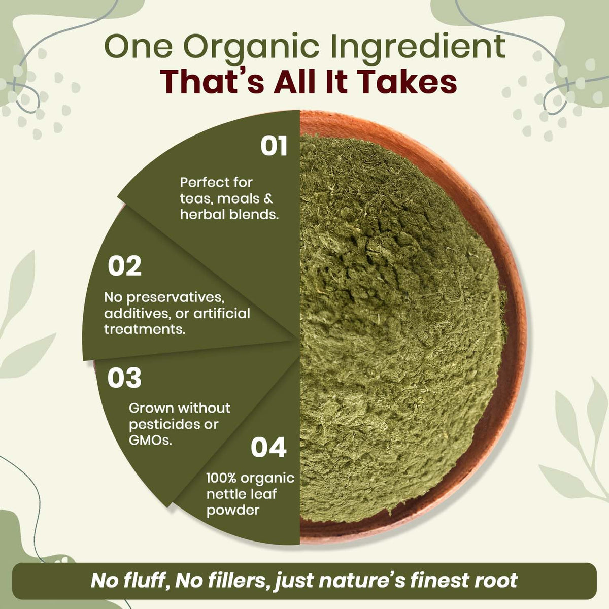 Organic Way Nettle Leaf Powder - 16 Ounce - image 6