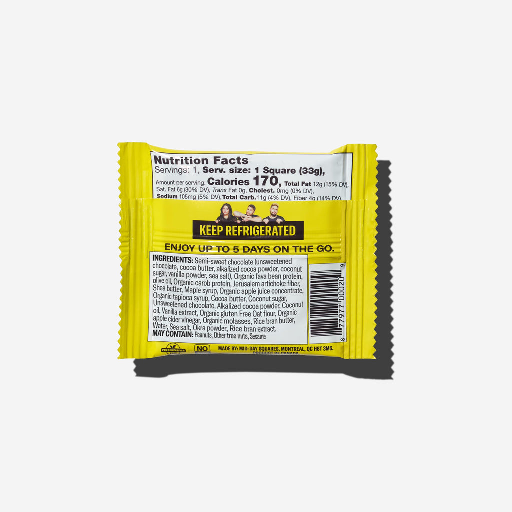 Mid-Day Squares Protein Chocolate Snack Bars