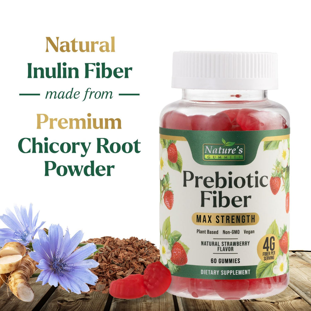 Nature's Gummies Prebiotic Fiber Gummies Digestive Support - 60 Gummies - image 6
