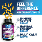 Nature's Nutrition B Complex Vitamins Capsules - Super Complete