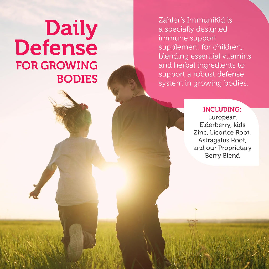 Zahler Kids Immune Support with Elderberry, Zinc & Vitamin C - 60 Tablets - image 4