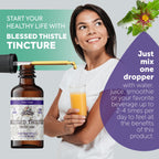 Florida Herbs Blessed Thistle Organic Extract - 2 oz - image 2