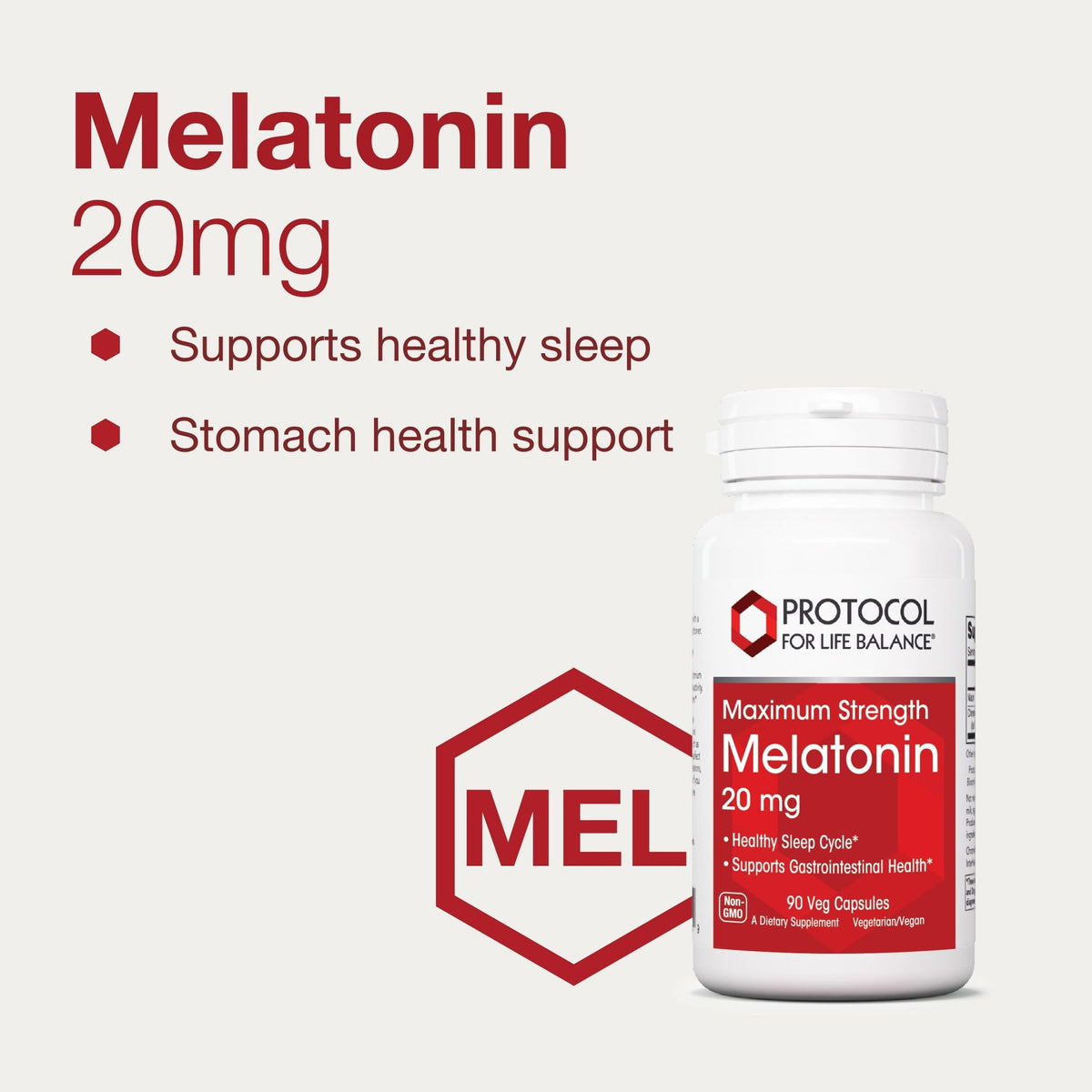 PROTOCOL FOR LIFE BALANCE Melatonin 20 mg Maximum Strength - image 4