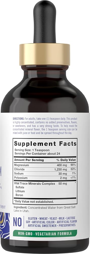 Carlyle Ionic Magnesium Liquid Complex 400mg - 4 fl oz - image 2