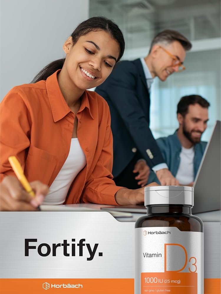 Horbäach Vitamin D3 1000 IU - 180 Softgels - image 7