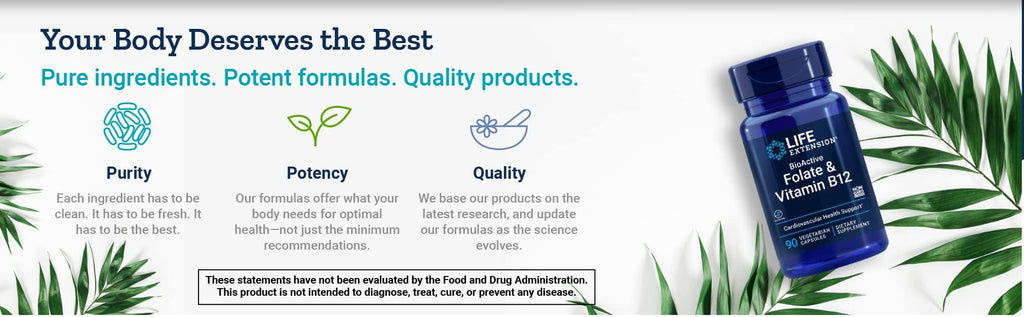 Life Extension BioActive Folate & Vitamin B12