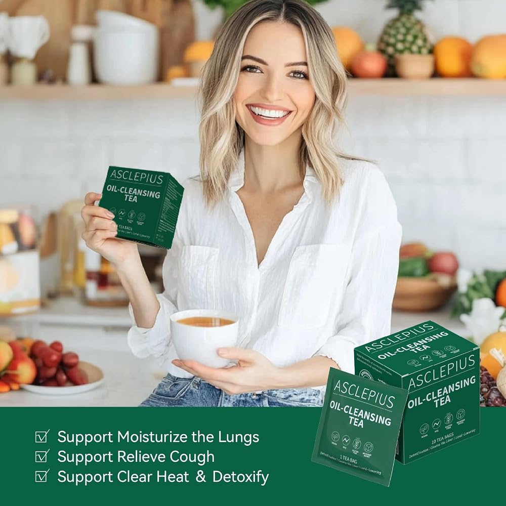 ASCLEPIUS Lung Detox Tea Herbal Blend - 10 Tea Bags - image 2