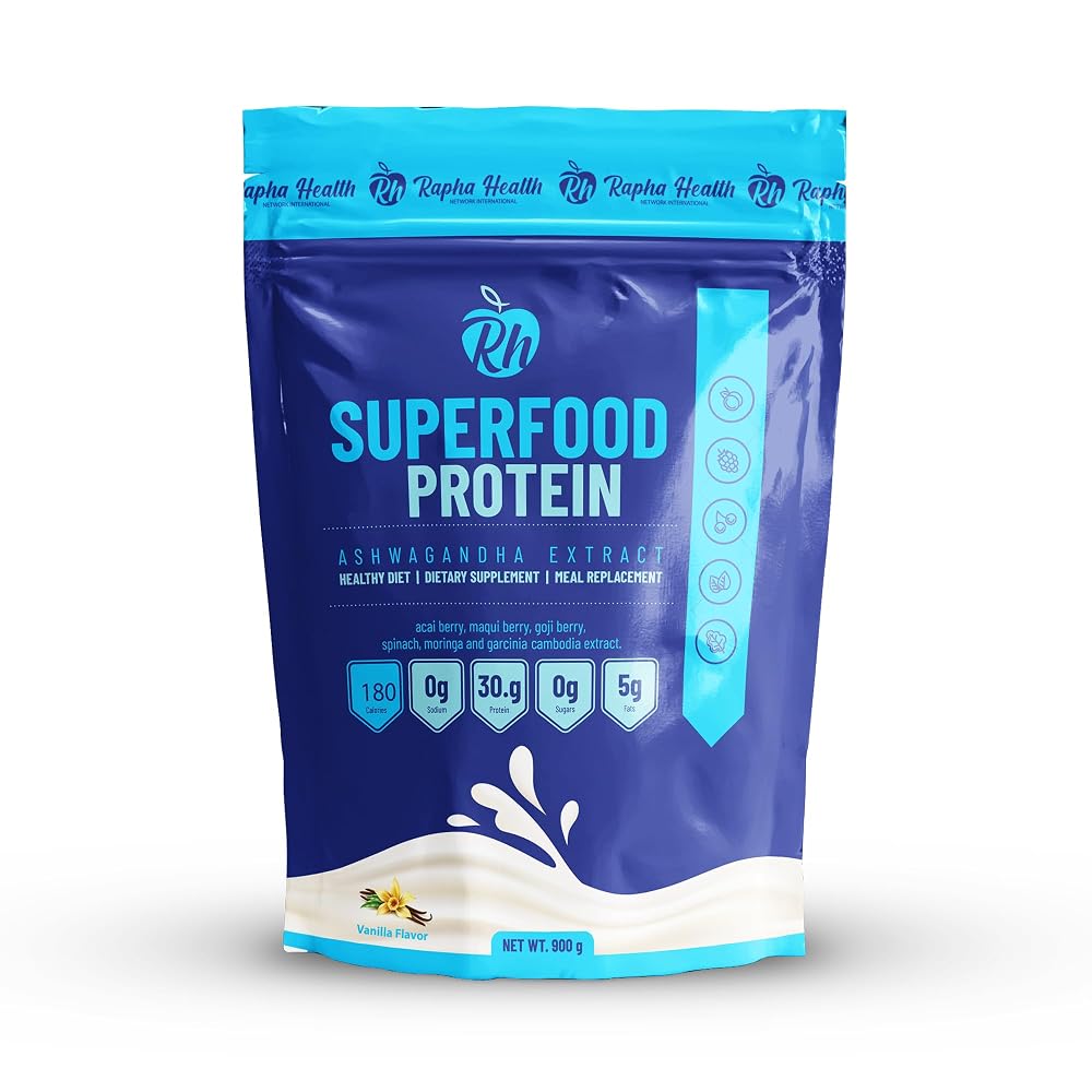 RAPHA HEALTH Superfood Whey Protein Vanilla - 15 Servings