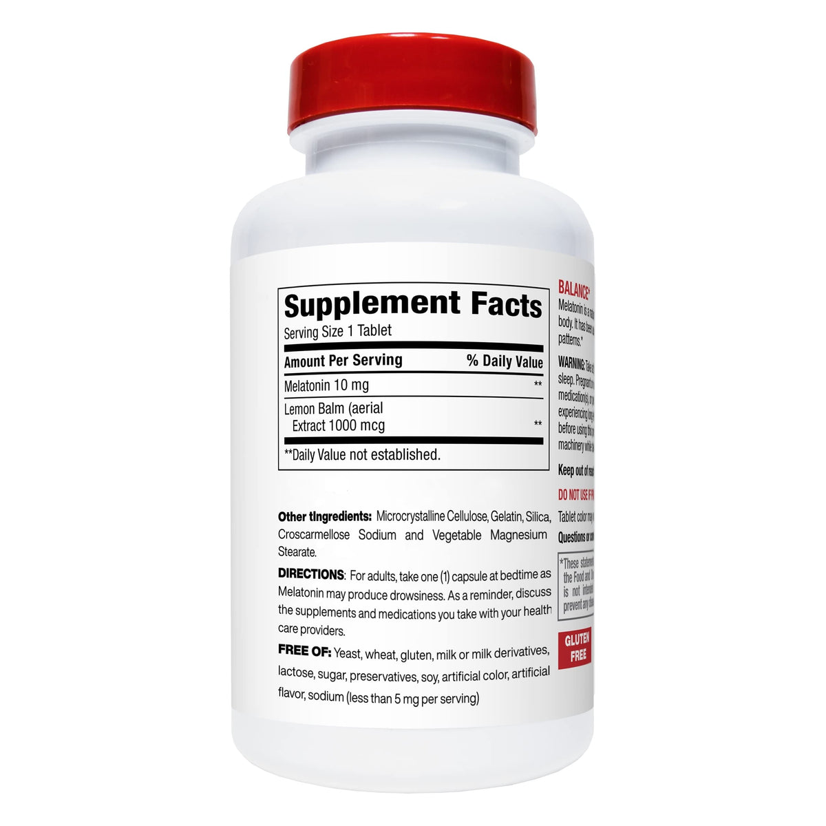 Leader Melatonin 10mg Sleep Support - 120 Capsules - image 2