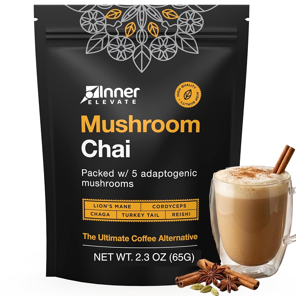 Inner Elevate Superfood Mushroom Chai - Ultimate Coffee Alternative