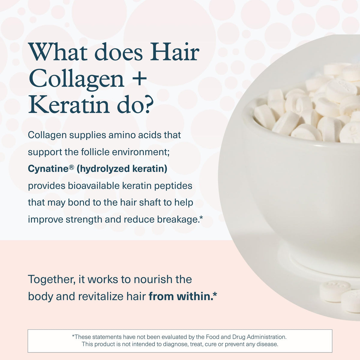 Youtheory Hair Collagen + Keratin - 120 Tablets - image 4