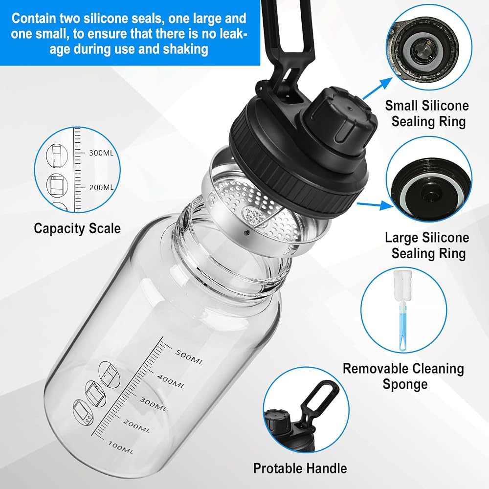 BNCWCQZ Glass Shaker Bottle