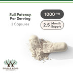 Double Wood Supplements Acetyl L-Carnitine ALCAR 1000mg - 150 Capsules - image 2