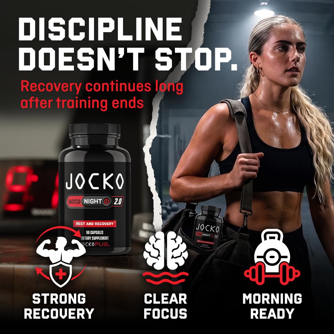 Jocko Fuel Good Night 2.0 Sleep Aid Supplement - 90 Capsules - image 5