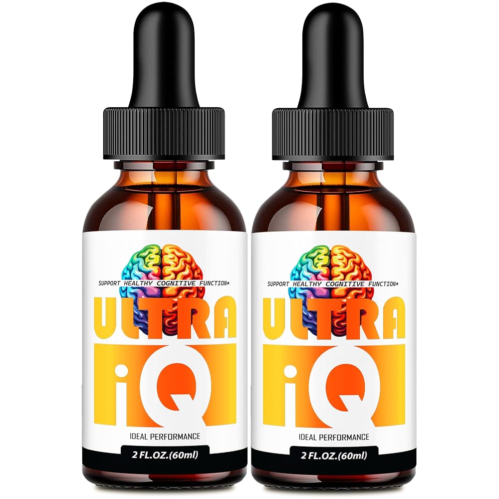 IDEAL PERFORMANCE Ultra IQ Drops Liquid Supplement - 2 Pack