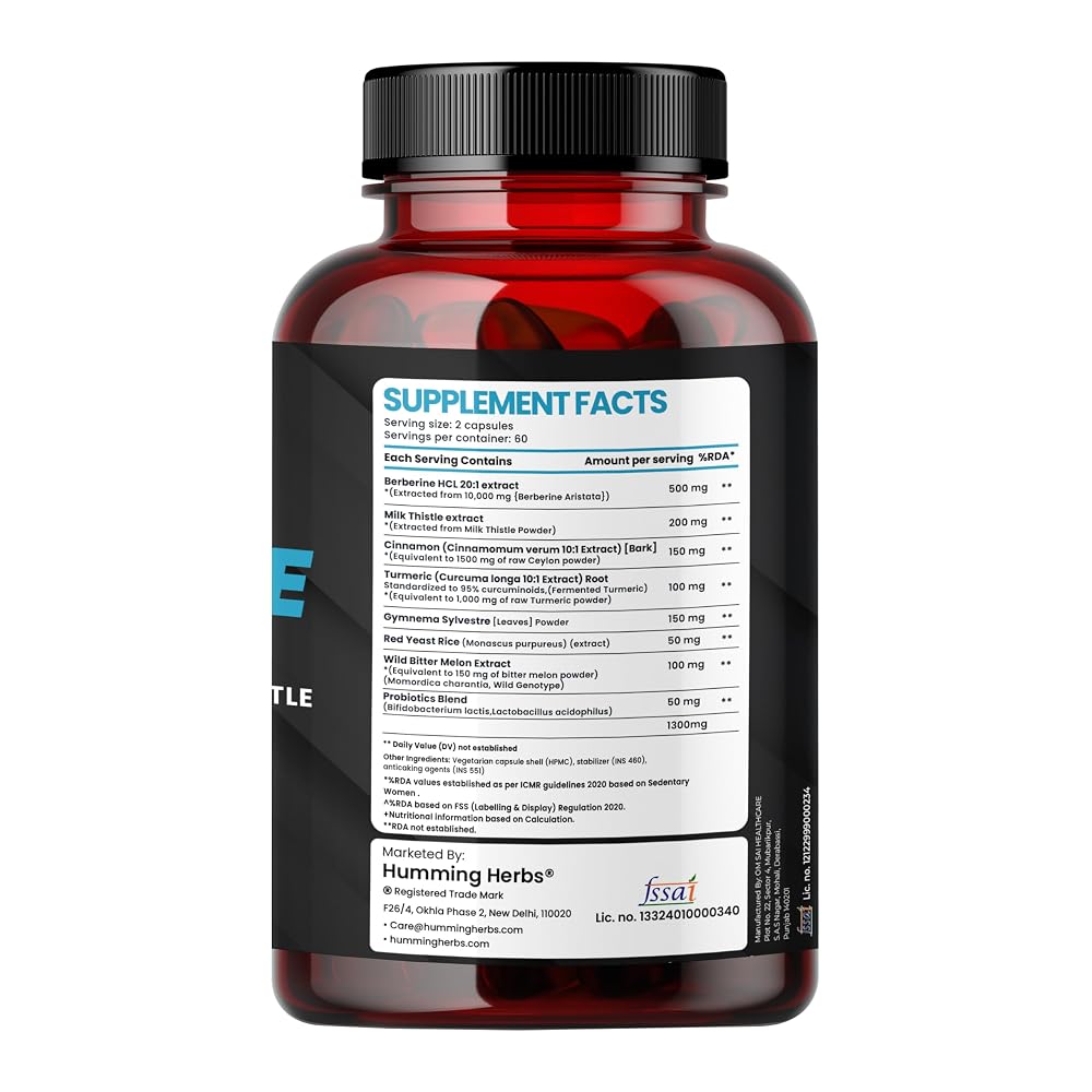Humming Herbs Berberine Supplement