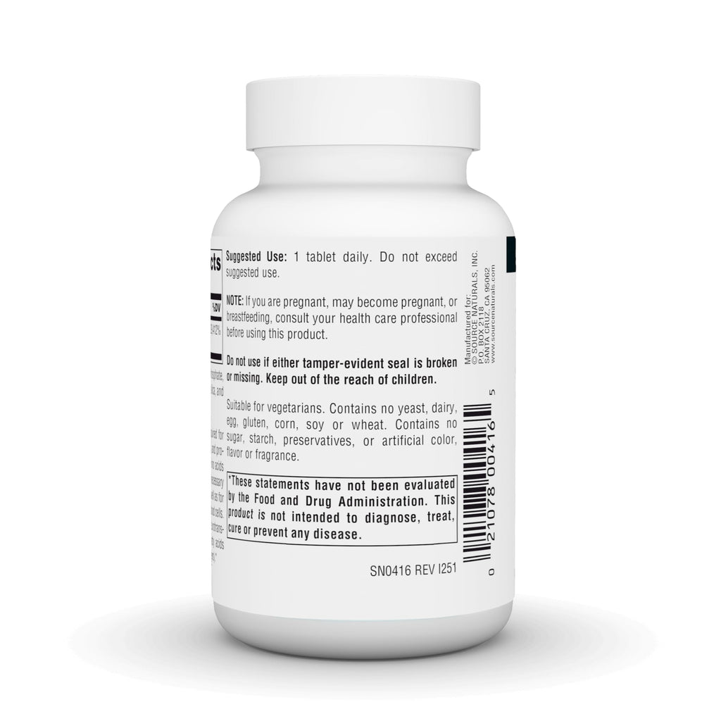 Source Naturals Vitamin B-6 500 mg - 100 Tablets - image 4