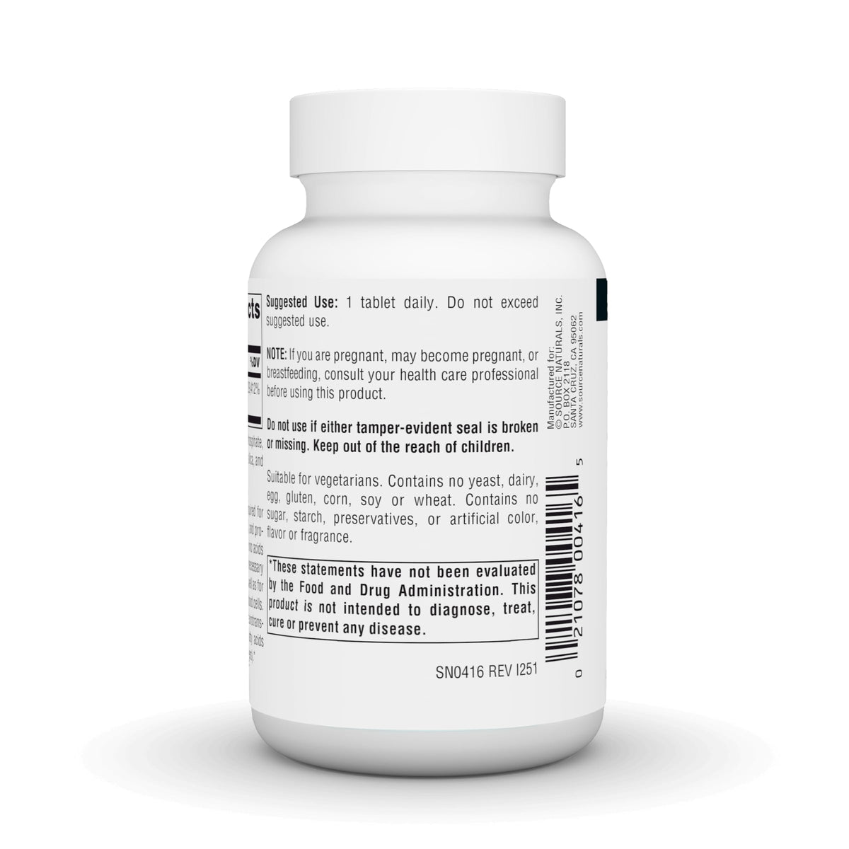 Source Naturals Vitamin B-6 500 mg - 100 Tablets - image 4