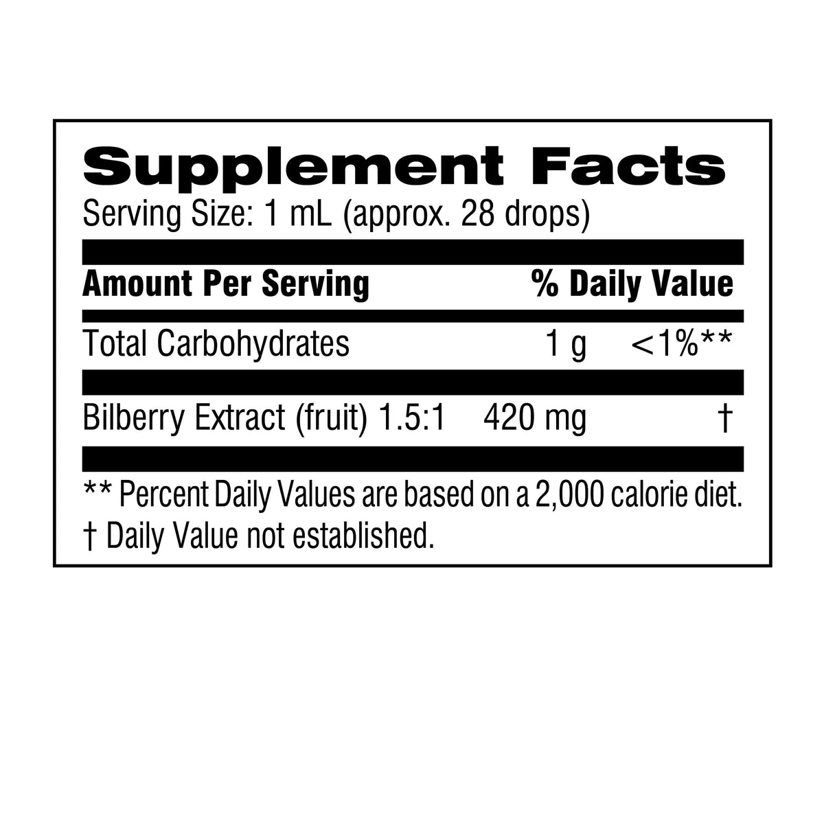 Botanic Choice Bilberry Alcohol Free Liquid Extract - 1 Fl Oz - image 3