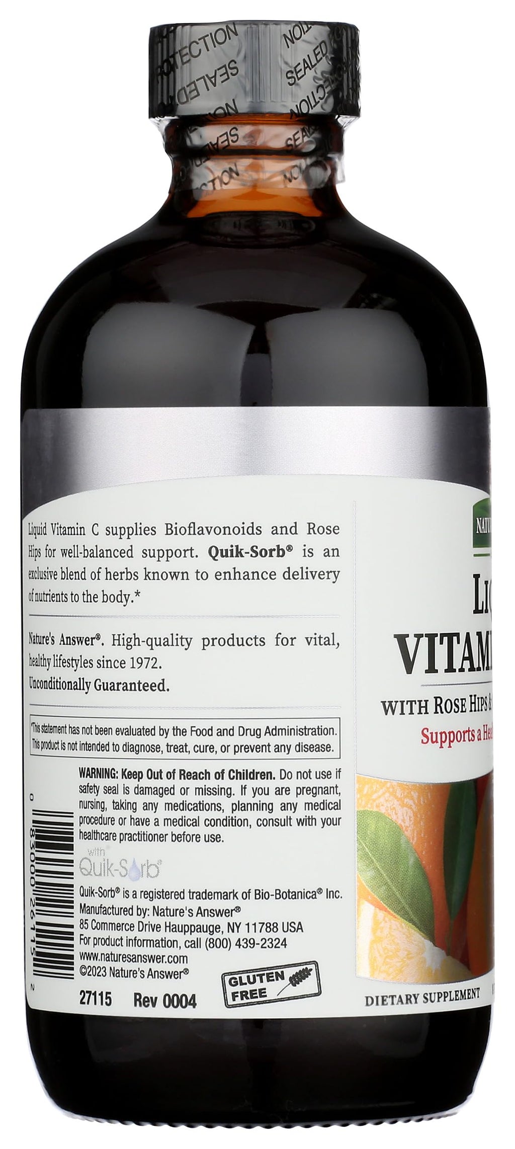 Nature's Answer Liquid Vitamin C 1000mg Immune Support - 8 Fl Oz - image 6