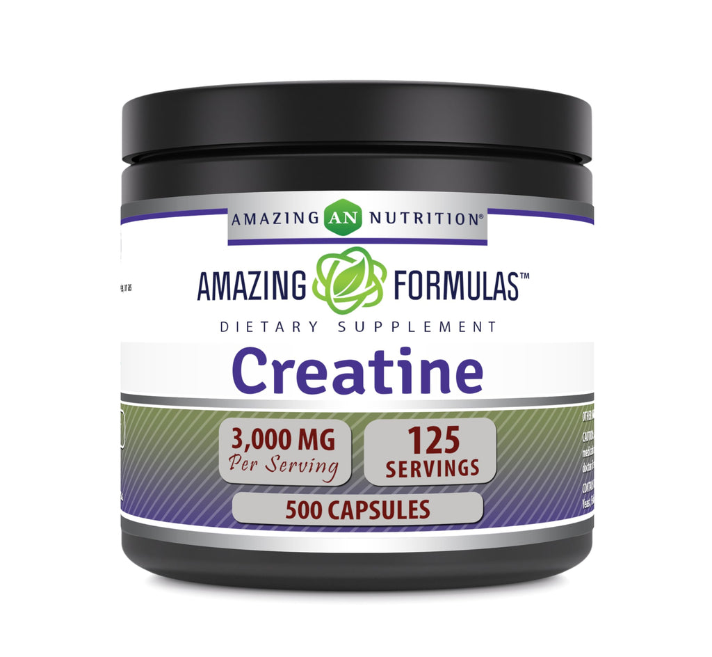 Amazing Formulas Creatine Monohydrate 3000 Mg Per Serving Capsules