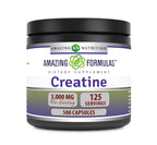 Amazing Formulas Creatine Monohydrate 3000 Mg Per Serving Capsules