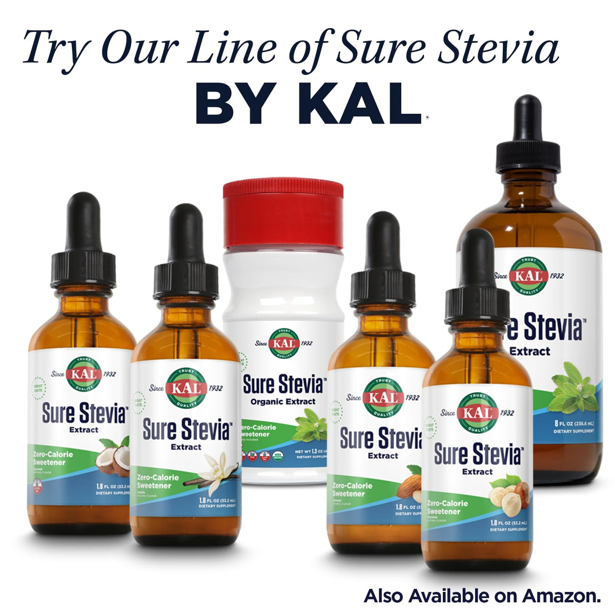 KAL Sure Stevia Plus Monk Fruit Sweetener - 100 Packets - image 6