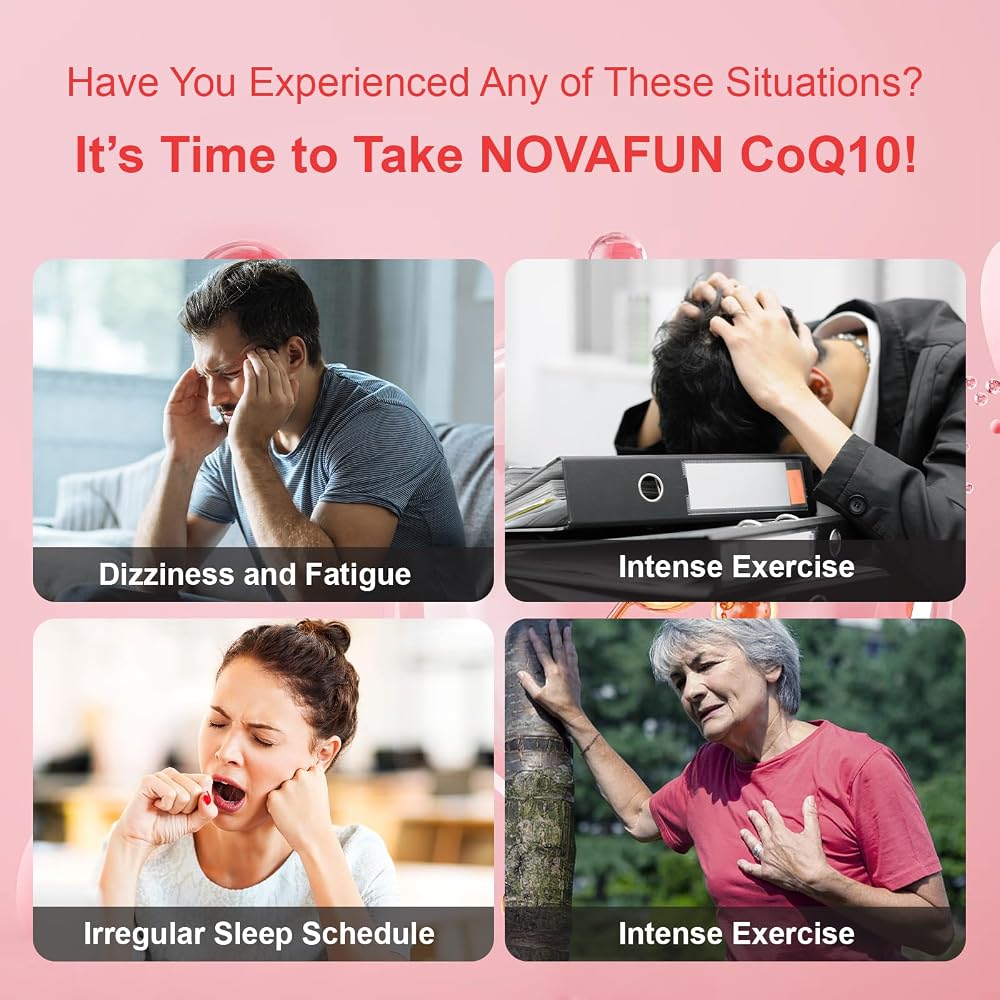 Novafun CoQ10 400mg Supplement for Cellular Energy - 90 Softgels - image 5