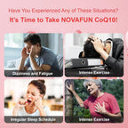 Novafun CoQ10 400mg Supplement for Cellular Energy - 90 Softgels - image 5