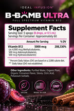Ideal Infusion B-Bomb Triple Vitamin B12 5000mcg Liquid - 1 Fl Oz - image 2