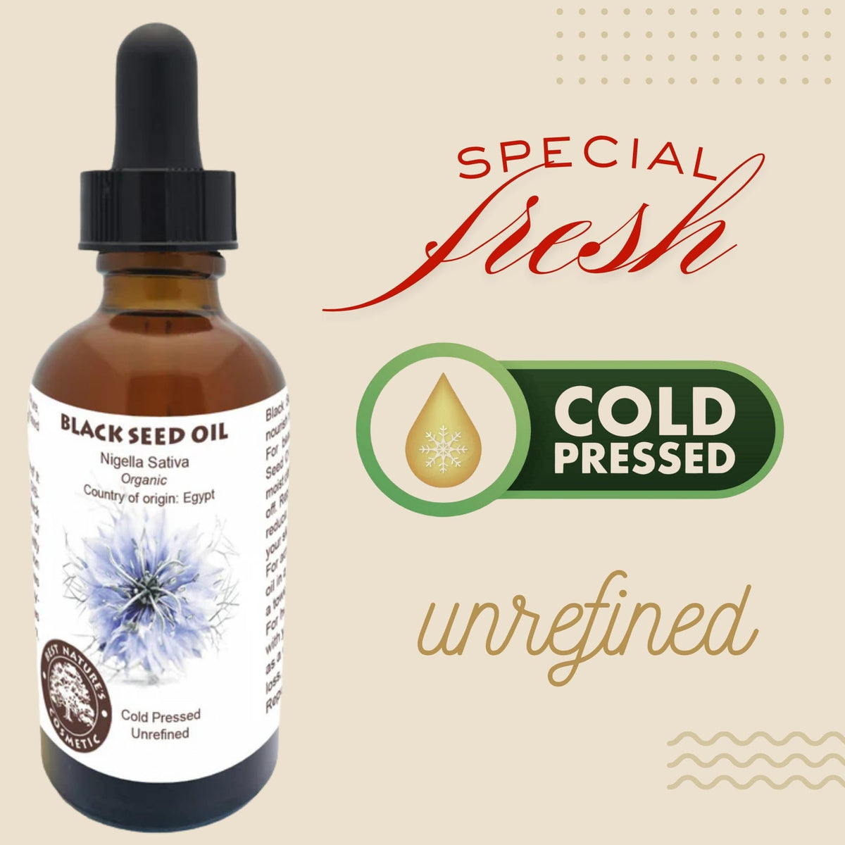 Best Nature's Cosmetics Organic Black Seed Oil - 2 Fl Oz - image 5